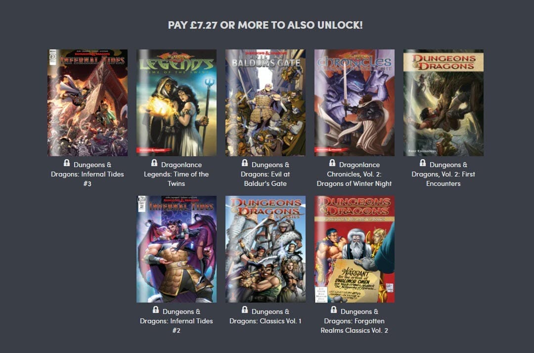 D&D - Pay £7.27 tier