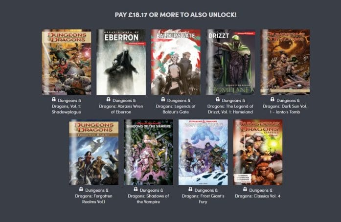 D&D - Pay £18.17 tier