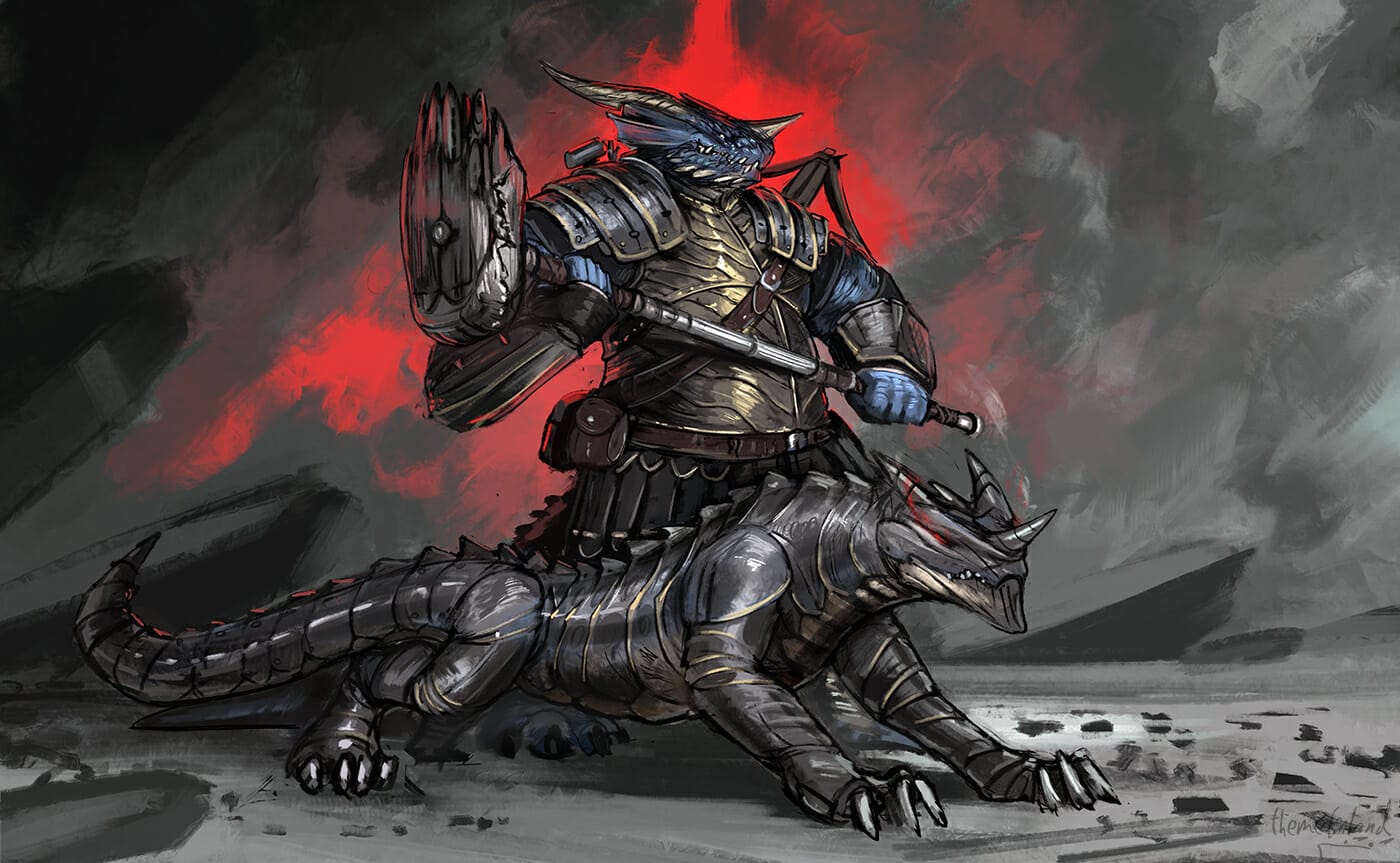 Dragonborn artificer by ThemeFinland