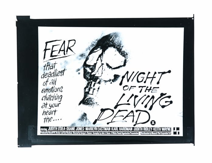 Night of the Living Dead poster concept auctioned by Prop Store on 22nd April 2021. 