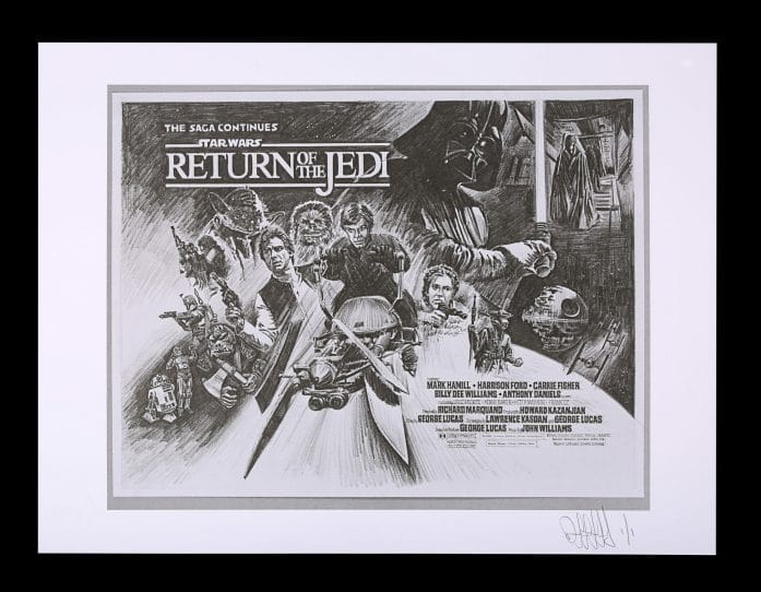 Return of the Jedi concept auctioned by Prop Store on 22nd April 2021. 