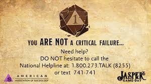 You Are Not a Critical Failure