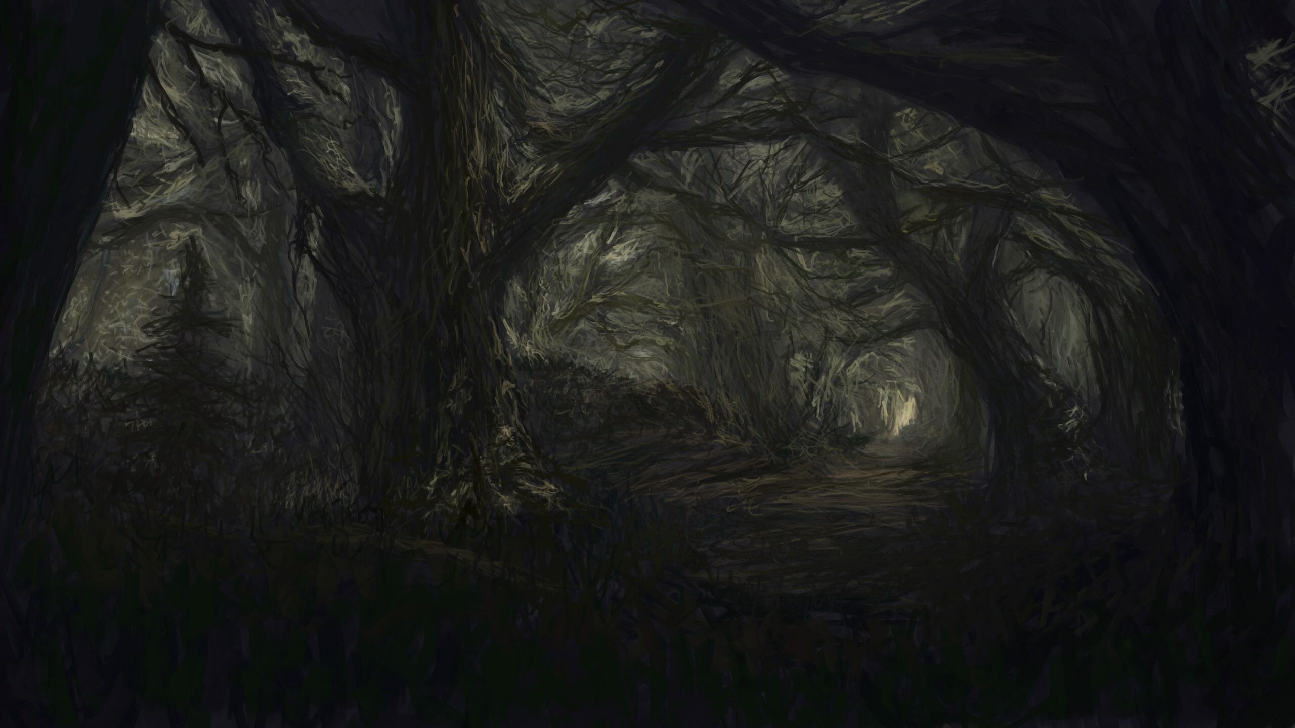 Inhospitable Settings: Darkness encounter table