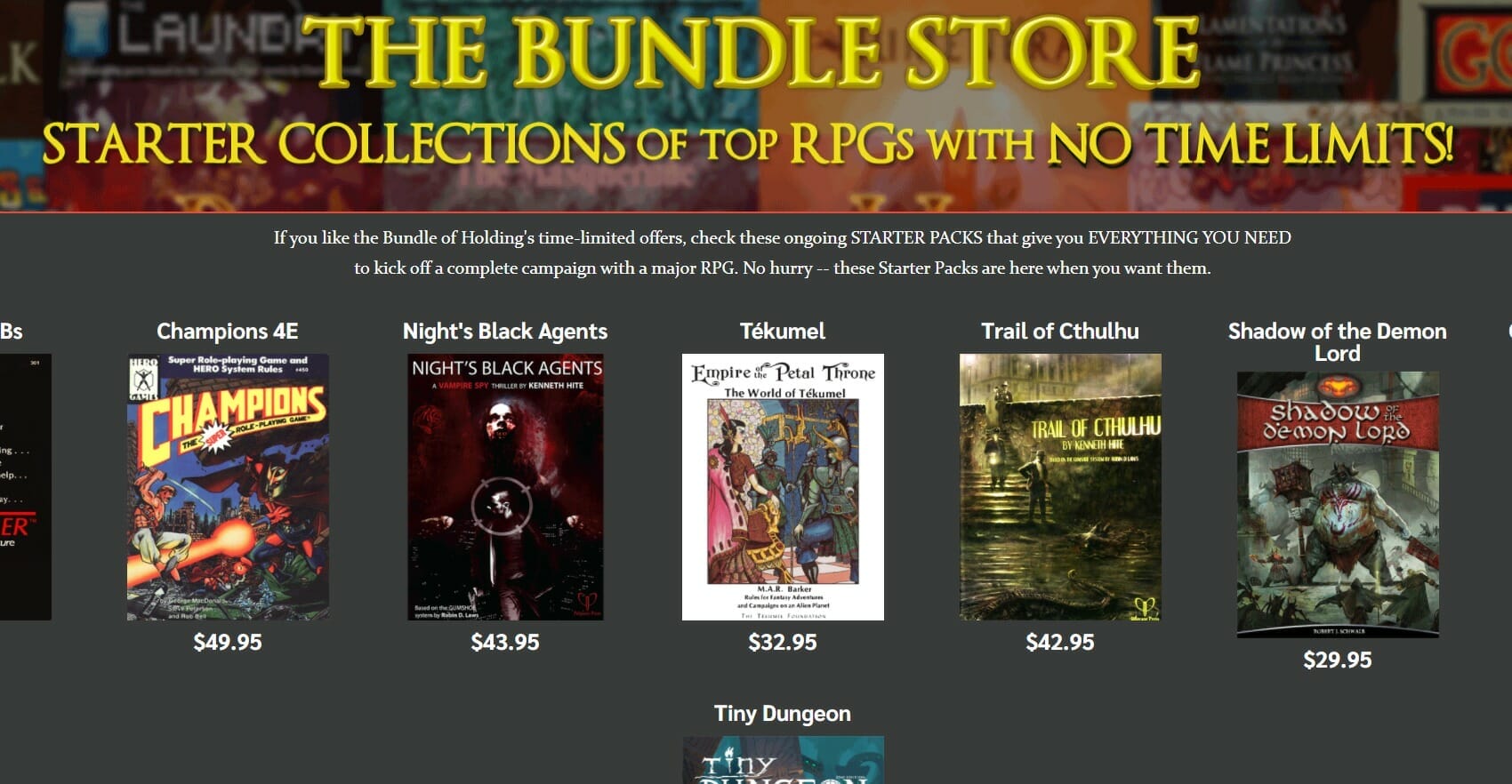 Bundle Starter Store