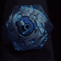 Floating eye dice