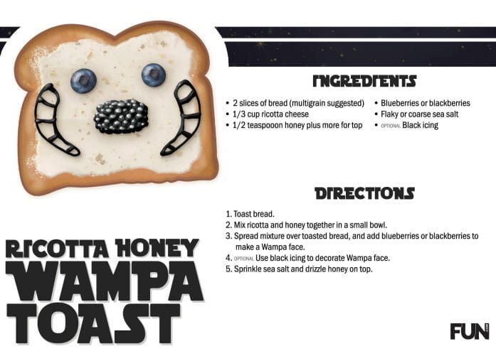 How to make berry honey ricotta wampa toast