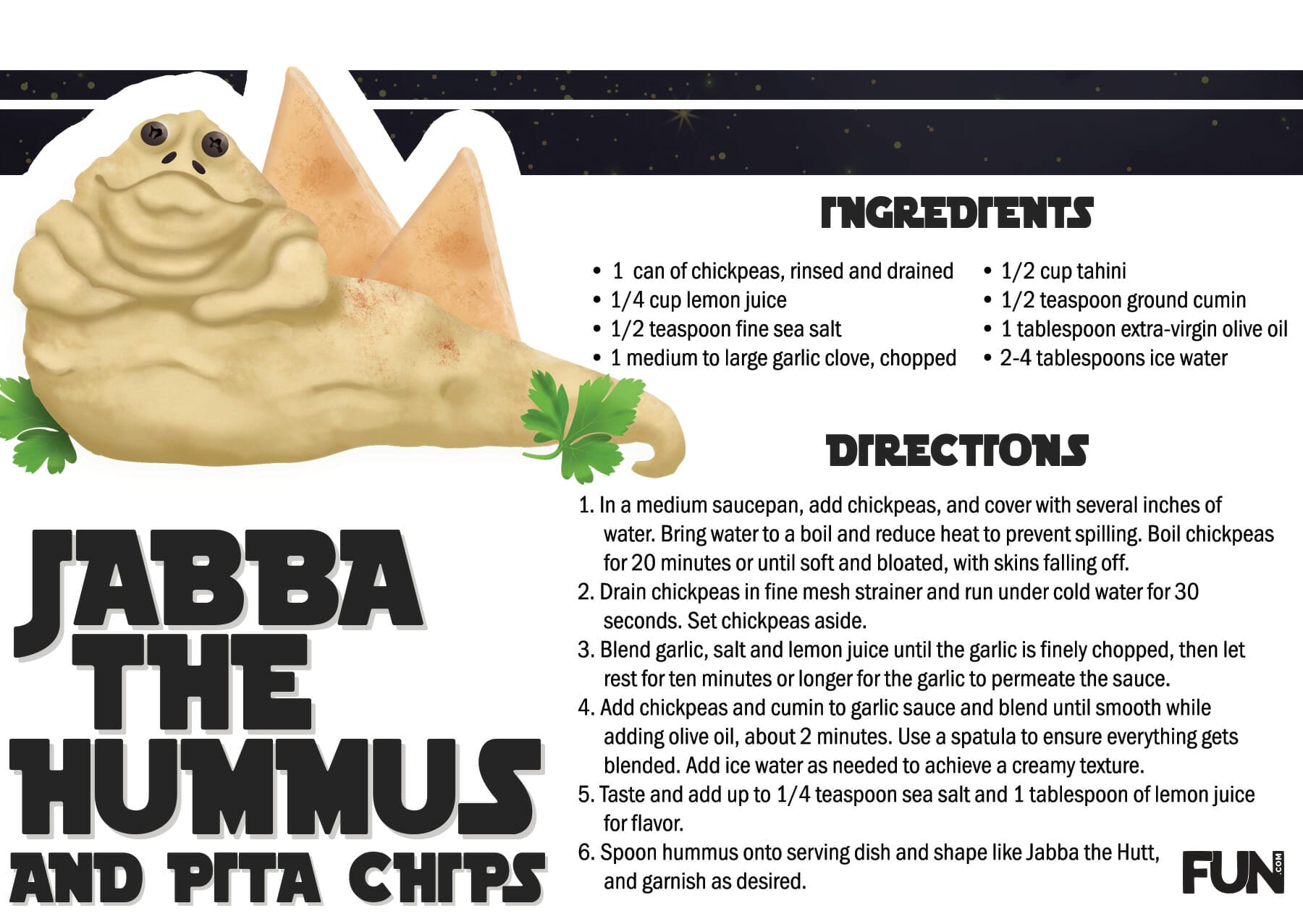 How to make Jabba the Hummus
