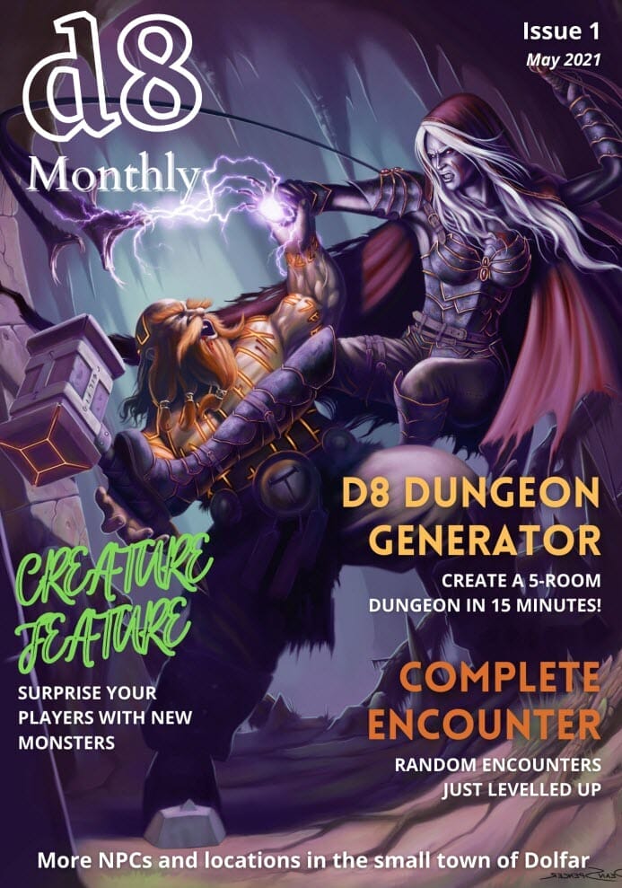 d8 montly magazine