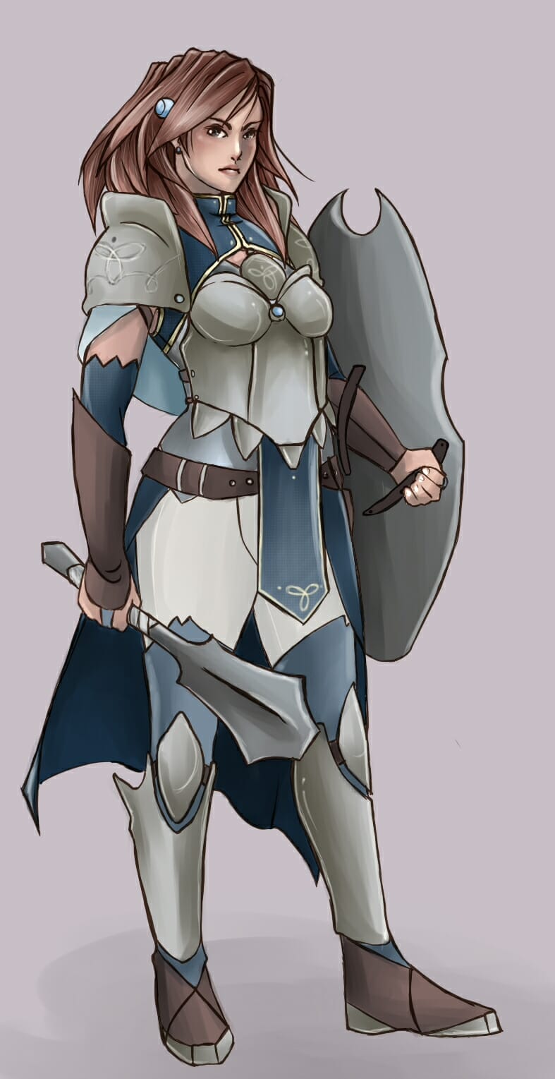 Female Warrior by thedanddmon