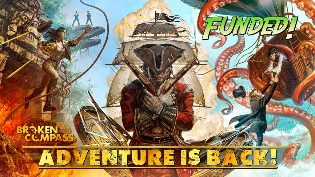 The next season of the Broken Compass RPG is on Kickstarter and running