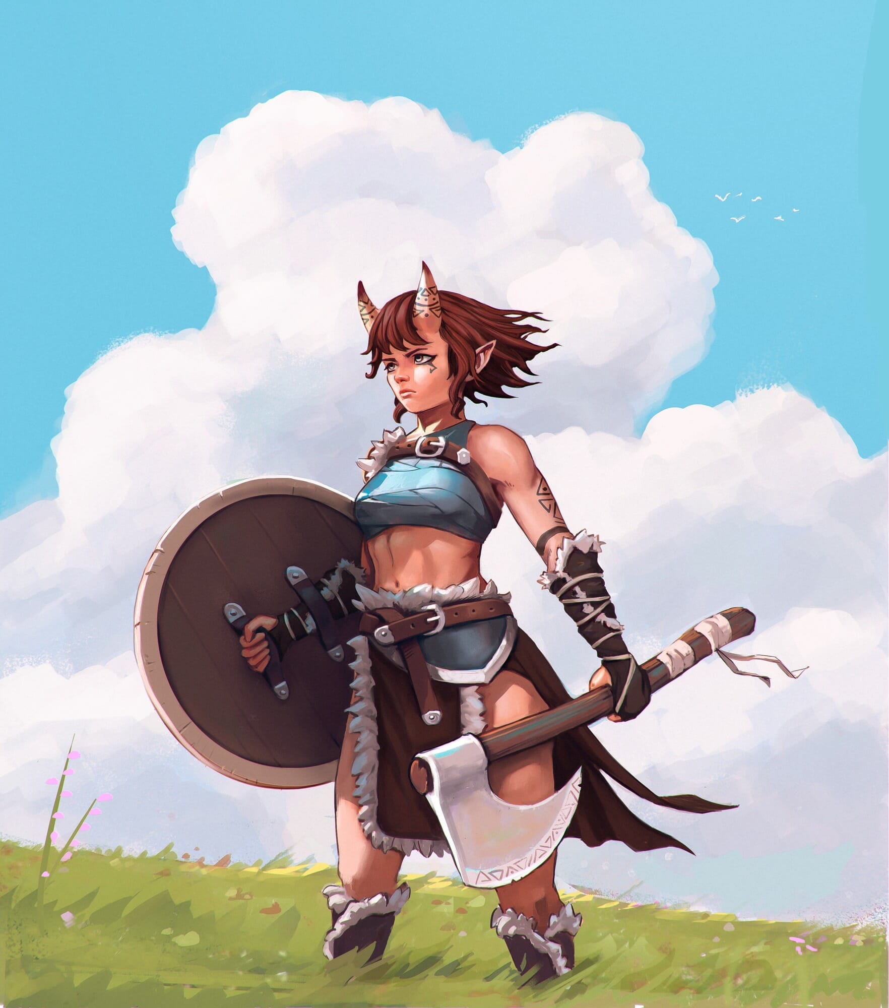 Leo Carrasco's Half-Tiefling Barbarian