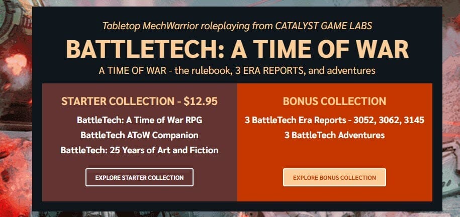 BattleTech: A Time of War