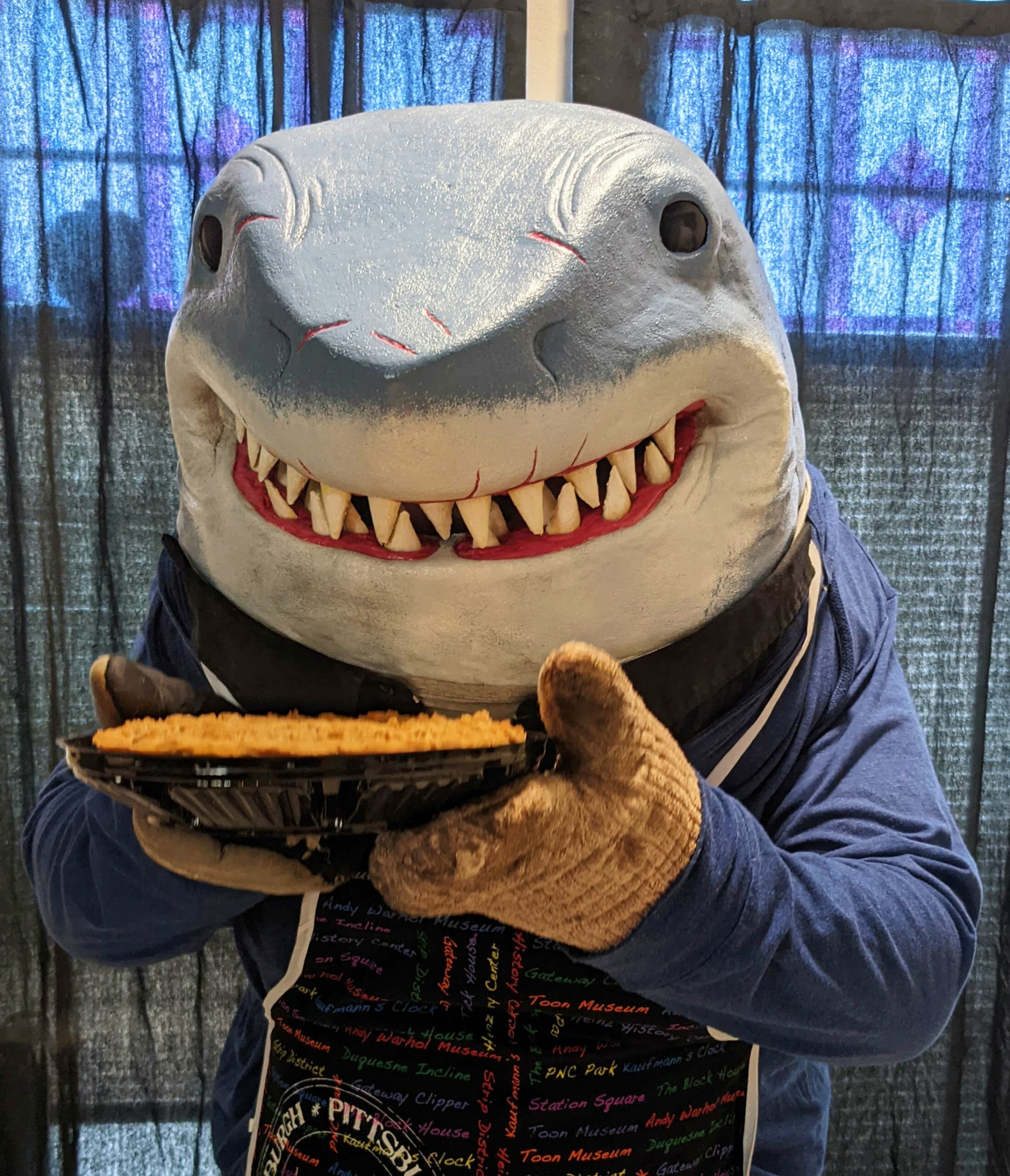 Wholesome King Shark cosplay