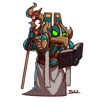 Blazbaros / Tzeentch Sorcerer Chibi
