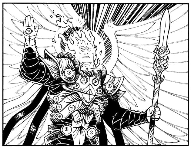 Tombpunk villain by Nicolas R. Giacondino