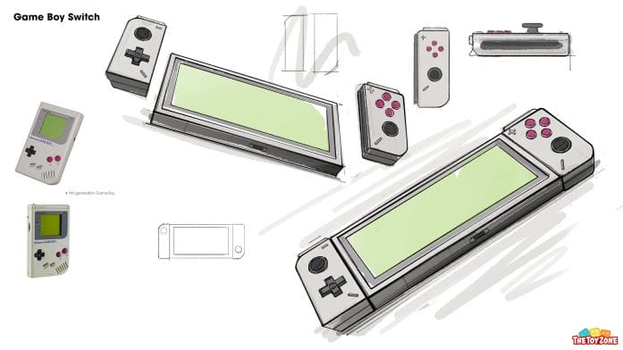 The Game Boy Switch concept art sketch