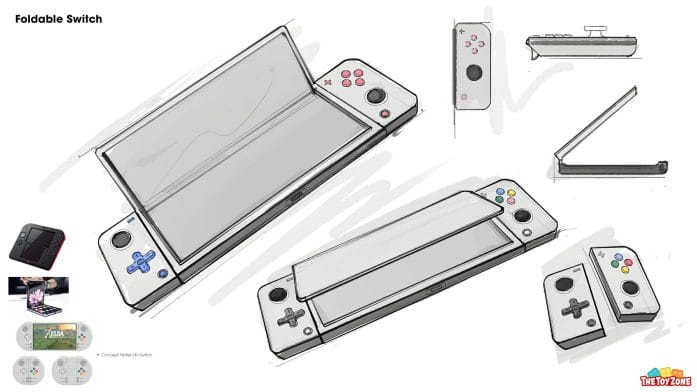 The Foldable Switch concept art sketch