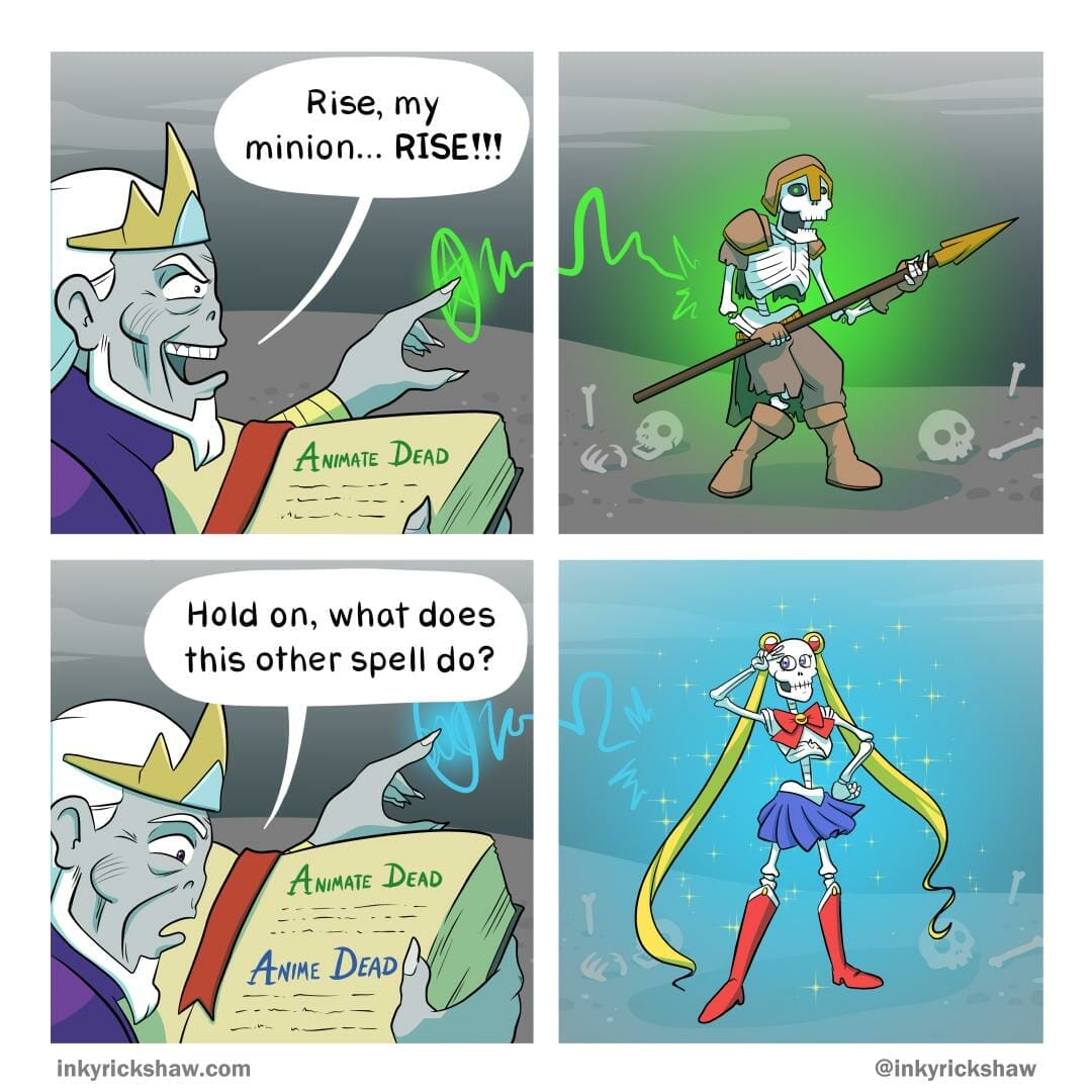 Anime Dead by Inky Rickshaw