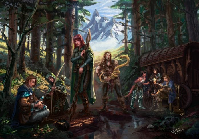 Adventuring Party by ANIME407,