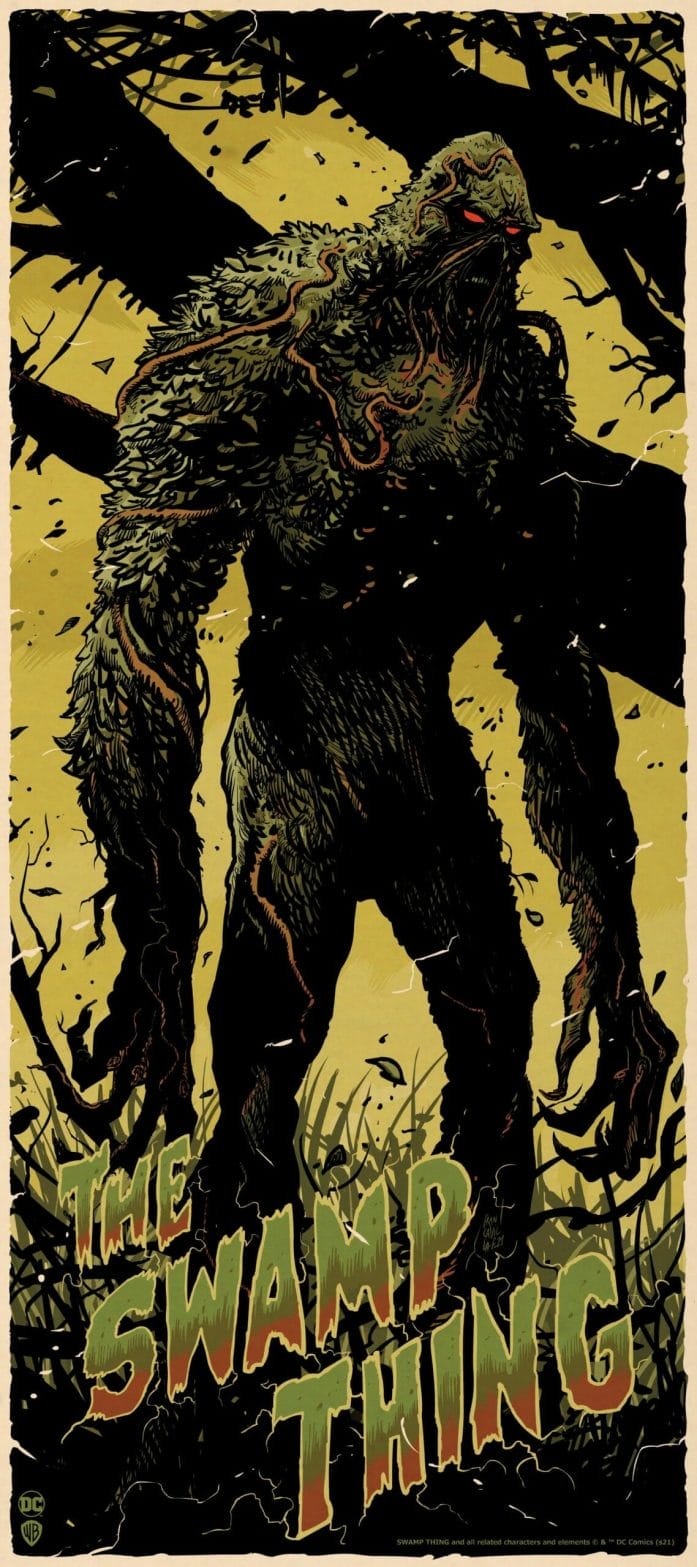 Swamp Thing poster by Francesco Francavilla