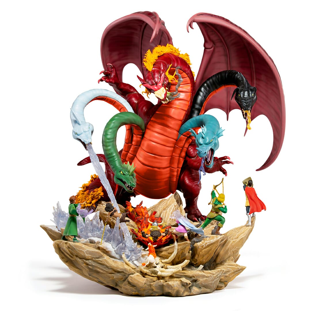 Tiamat battles the heroes