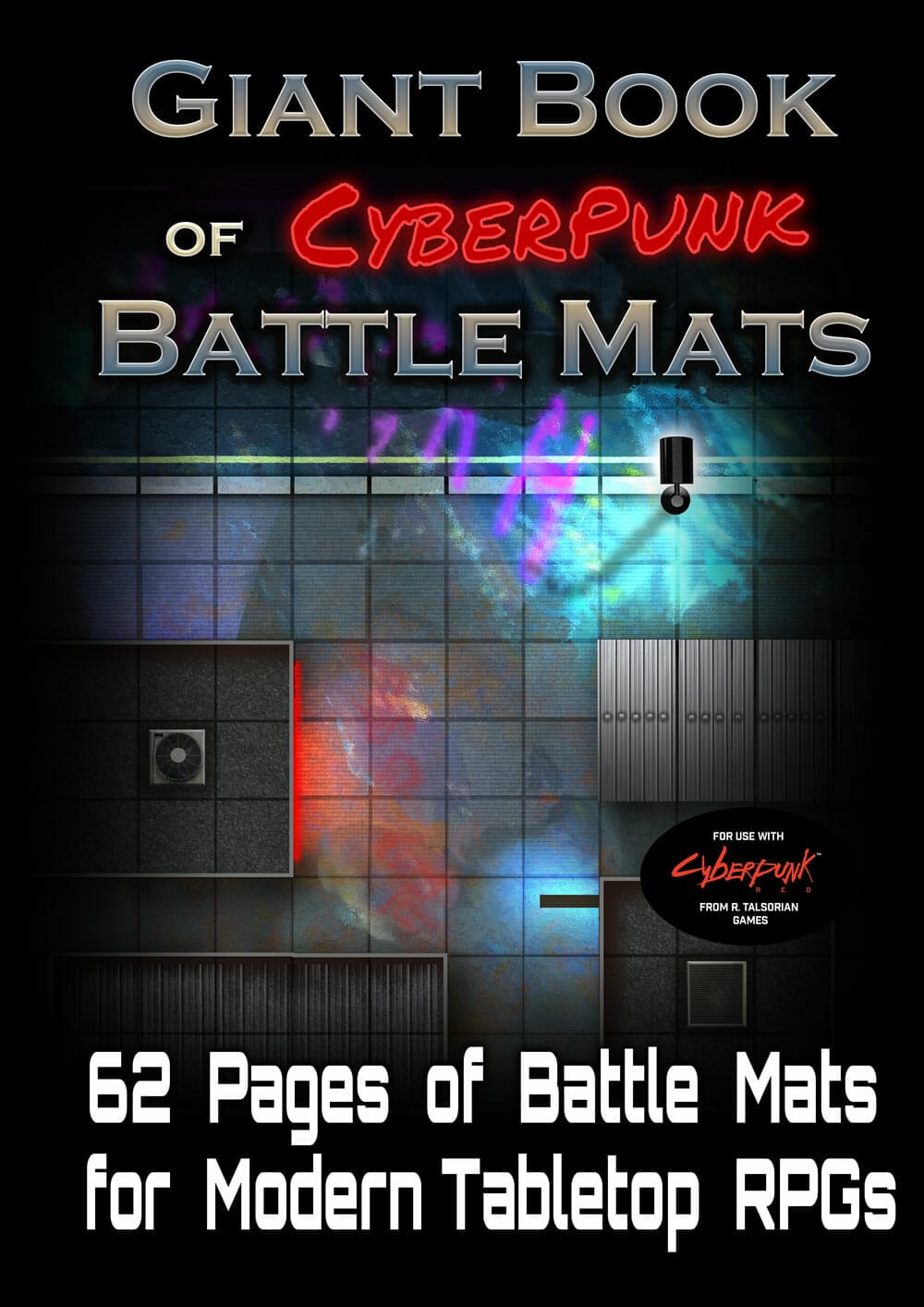 Giant Book of Cyberpunk Battlemaps