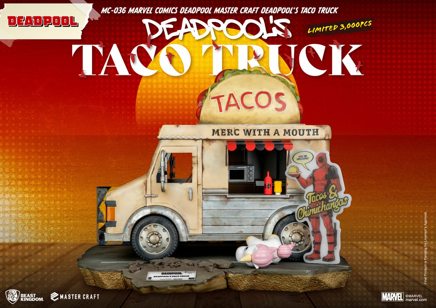Deadpool's taco truck by Beast Kingdom