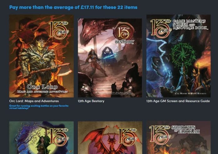 Pelgrane Press's 13th Age