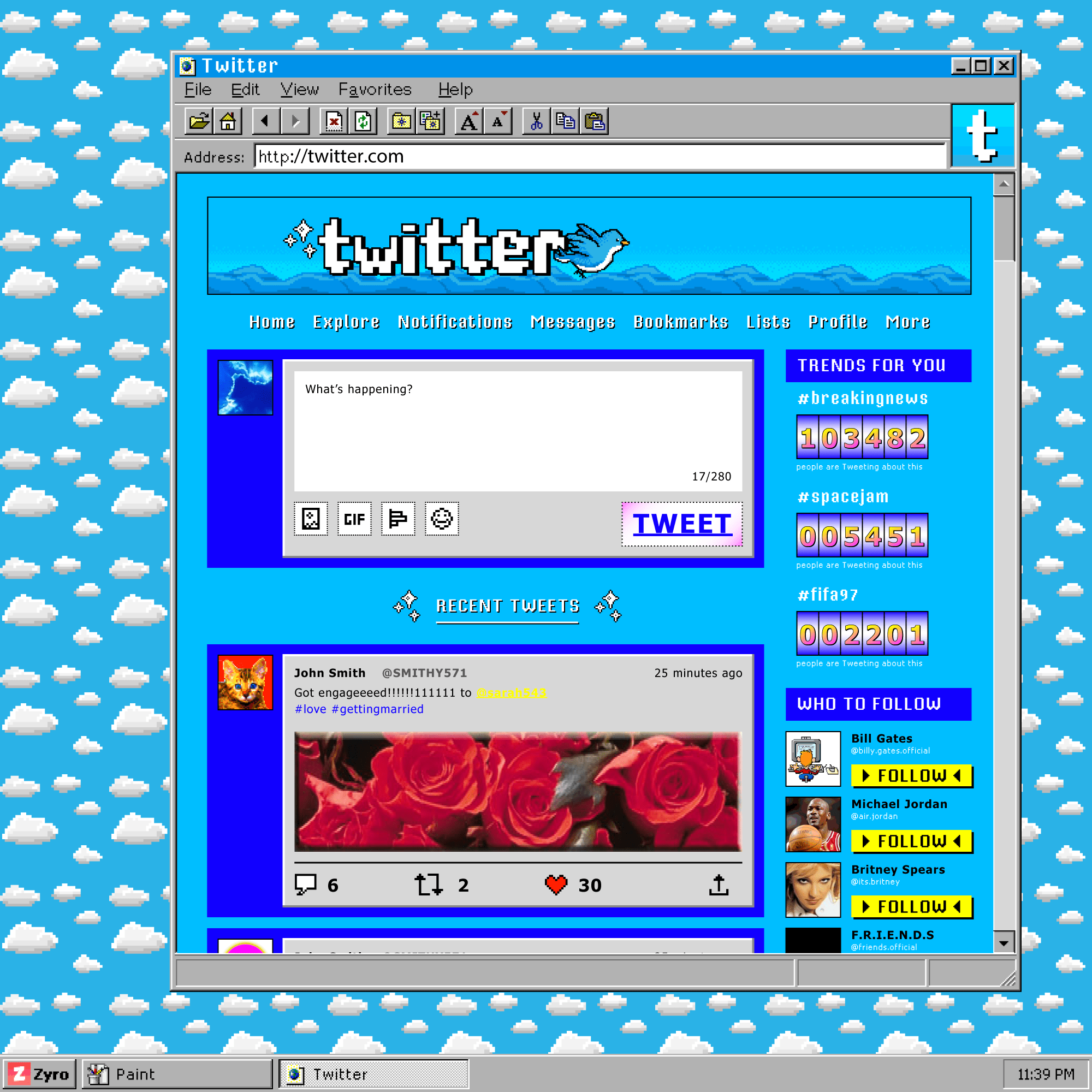90s Twitter