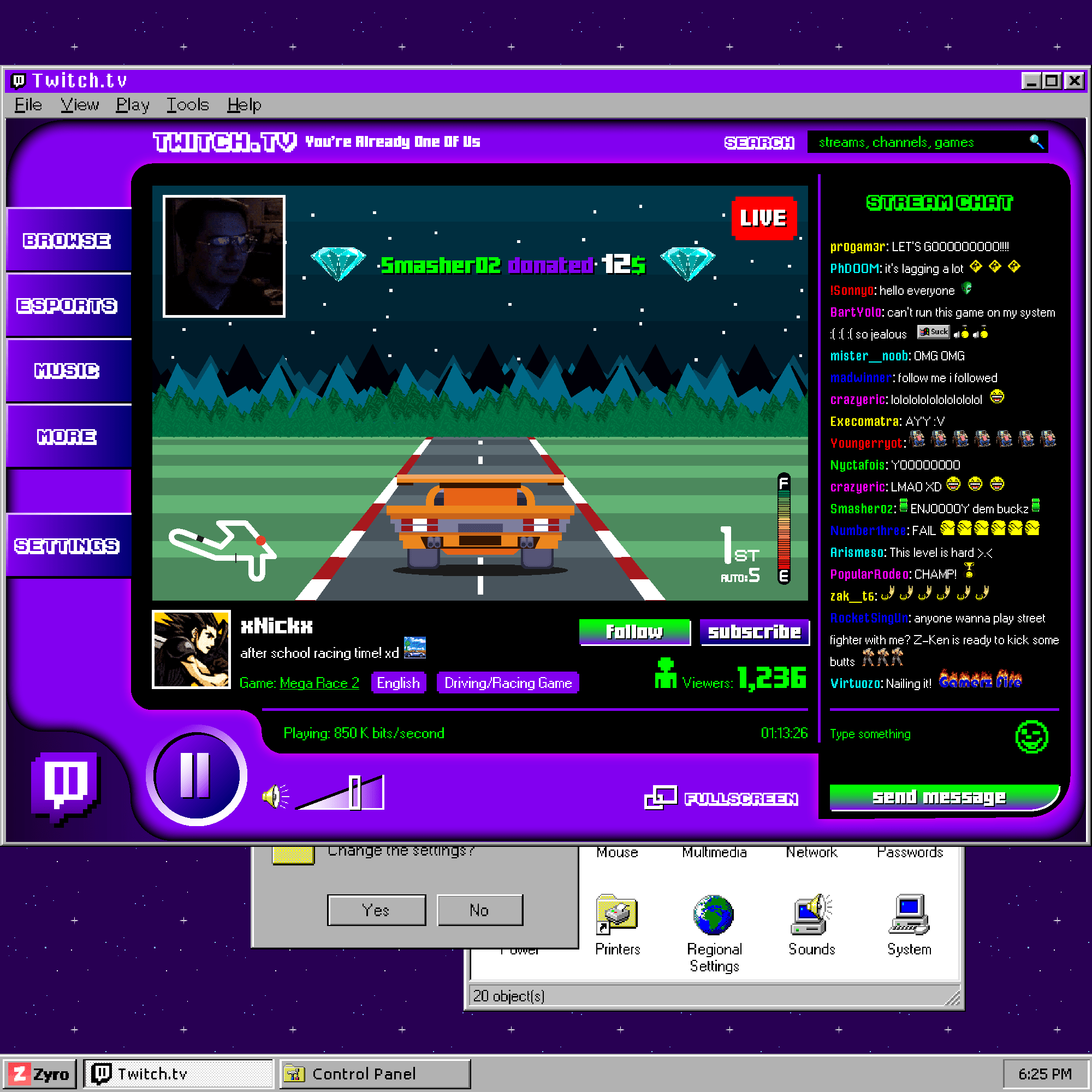 90s Twitch