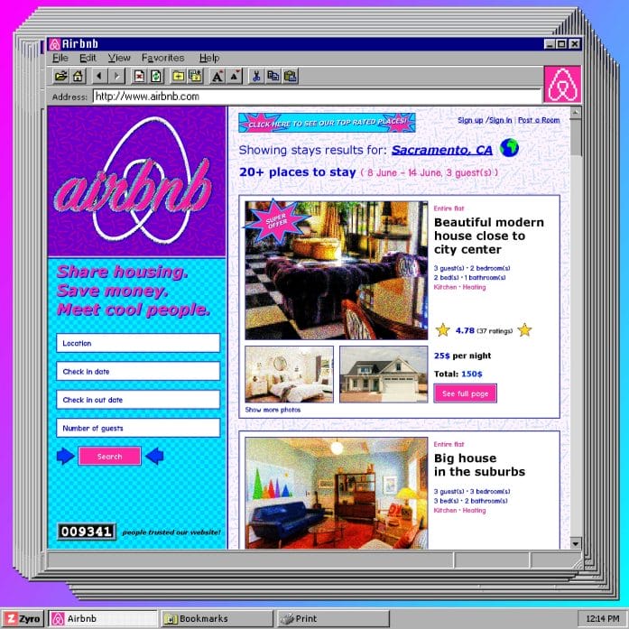 90s Airbnb