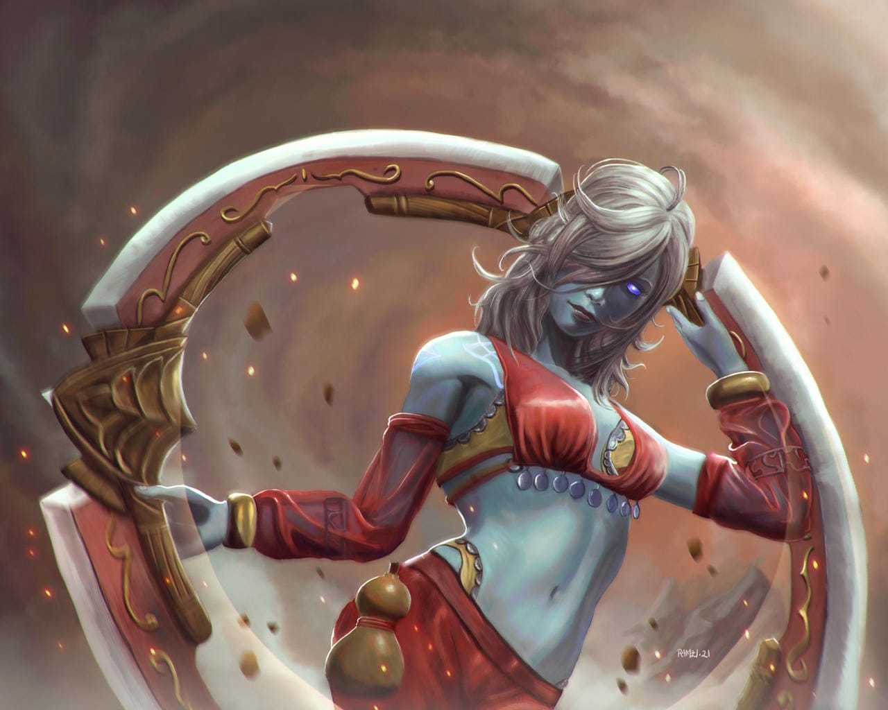 Gilah, The Giant Chakram by utuhrumbis