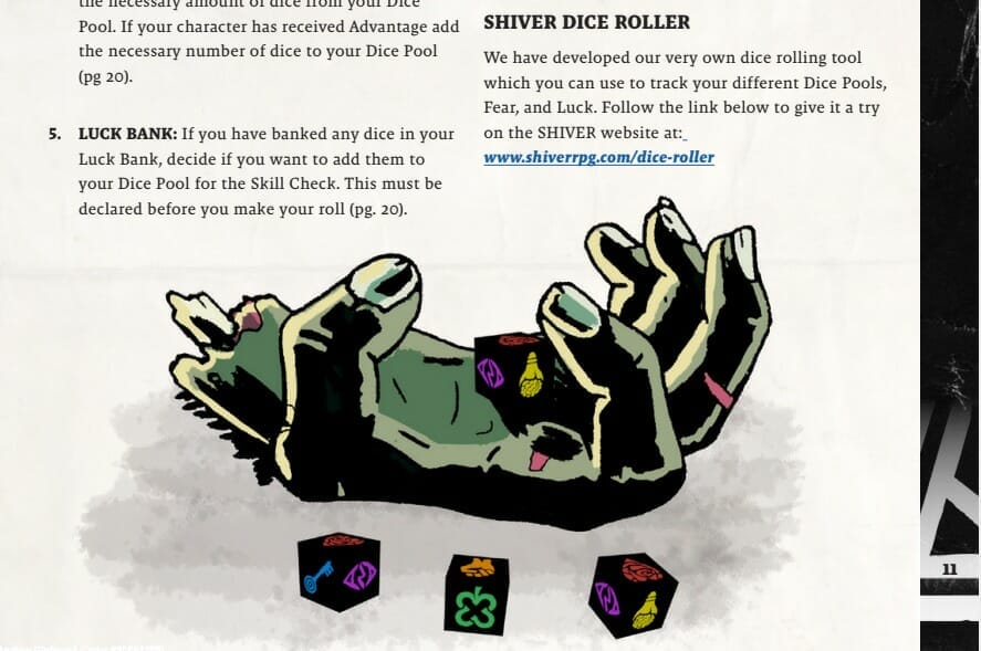 Shiver dice