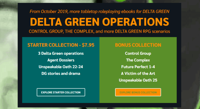 Double Delta Green offer is no mere coincidence
