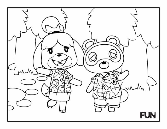 Colour in Animal Crossing