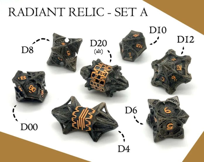 KoboldLab's Radiant Relic dice