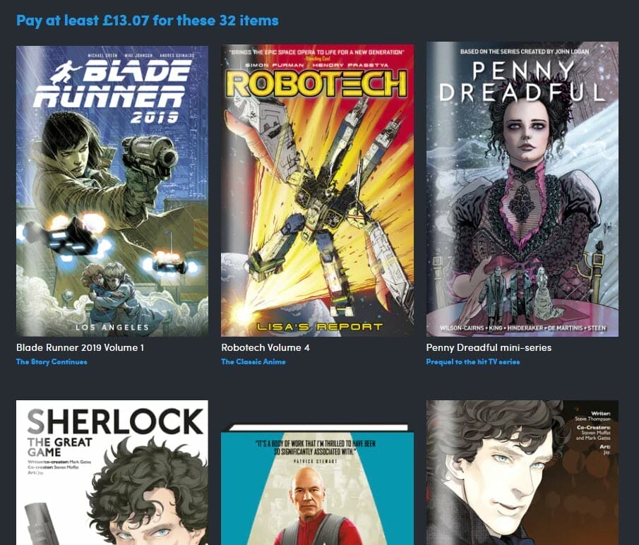 Titan Comics Bundle deal