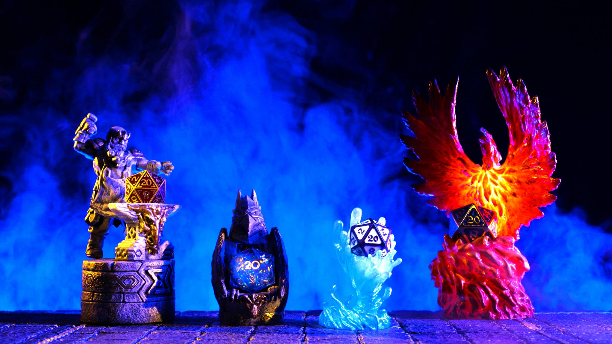 Dwarven reveal dice reliquaries; dice thrones!