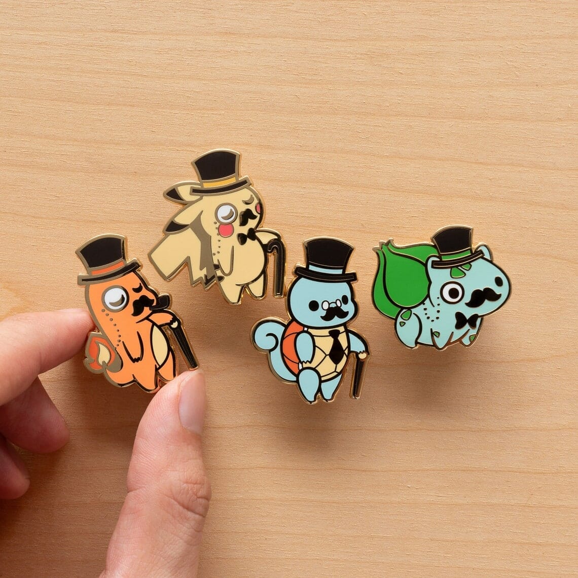 Of the Pokemon world, these are the gentlemen. If you will, these are the Gentlemon.