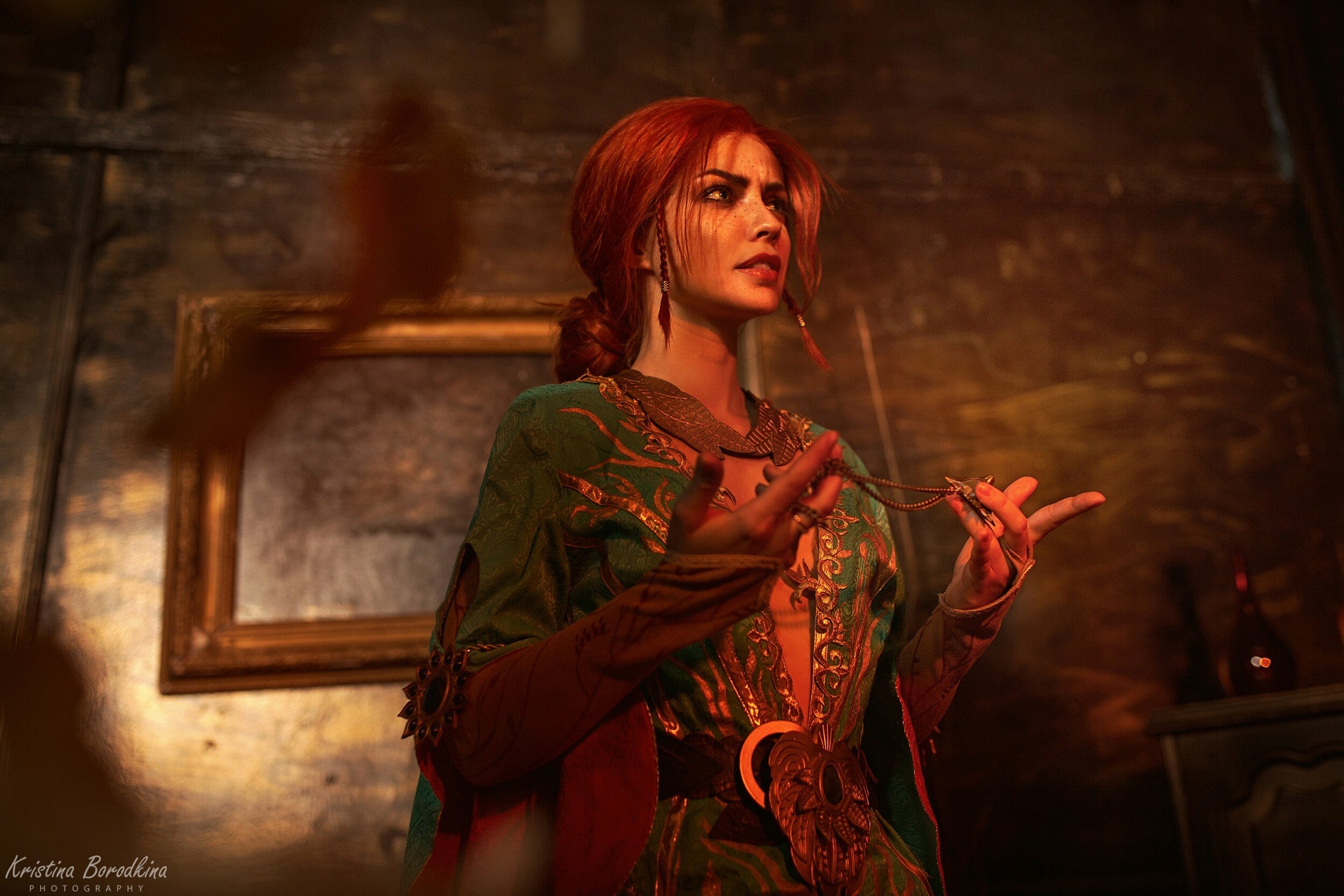 The Witcher cosplay: Triss Merigold and Philippa Eilhart 