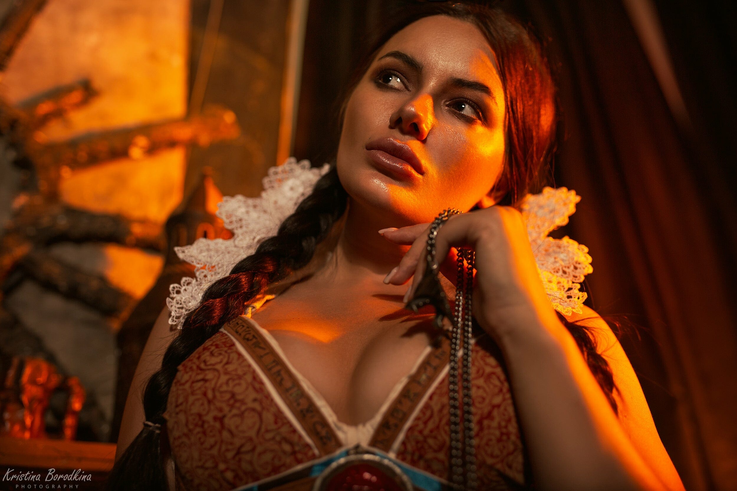The Witcher cosplay: Triss Merigold and Philippa Eilhart 