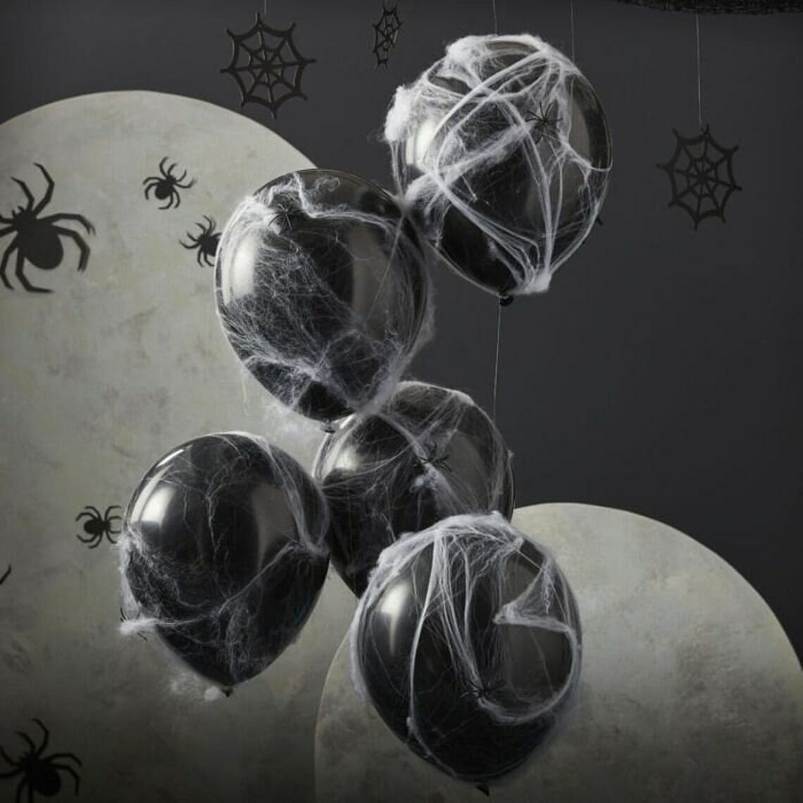 spider web balloons
