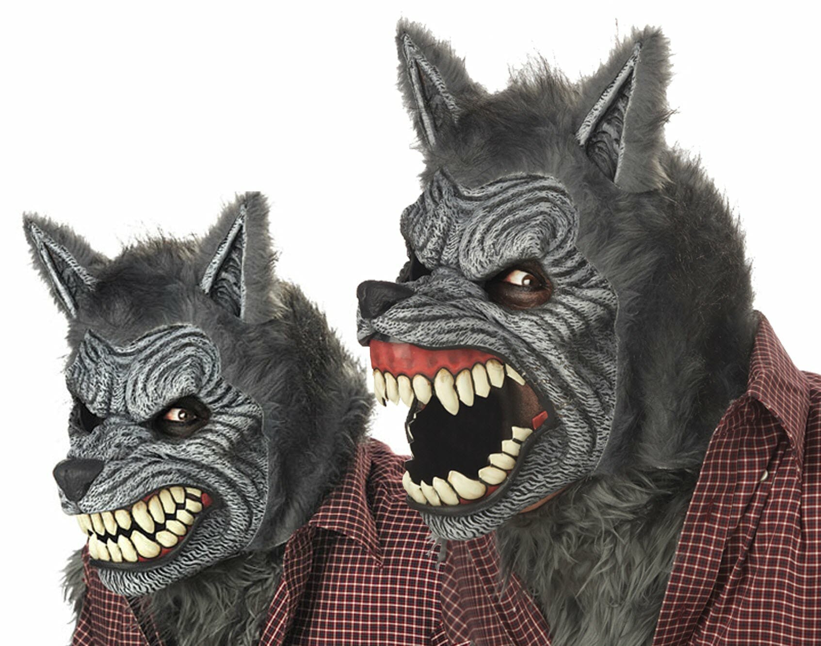 Animated werewolf mask