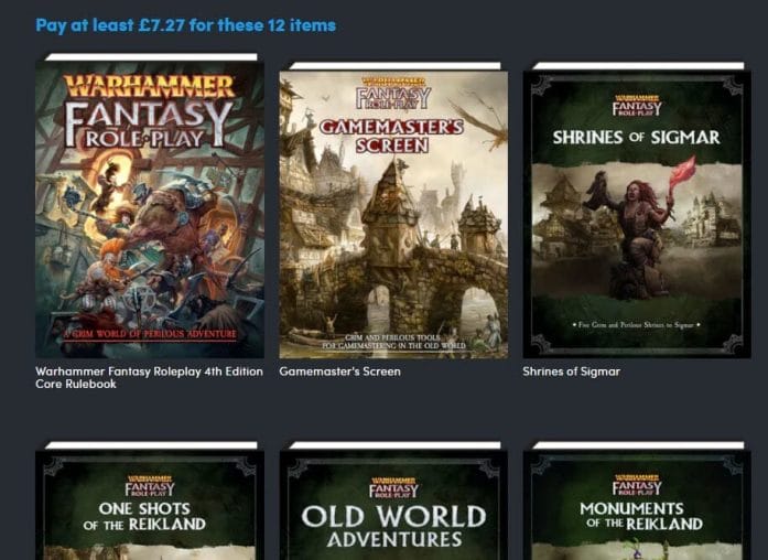 Warhammer FRP bundle