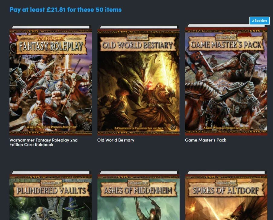 Warhammer FRP bundle