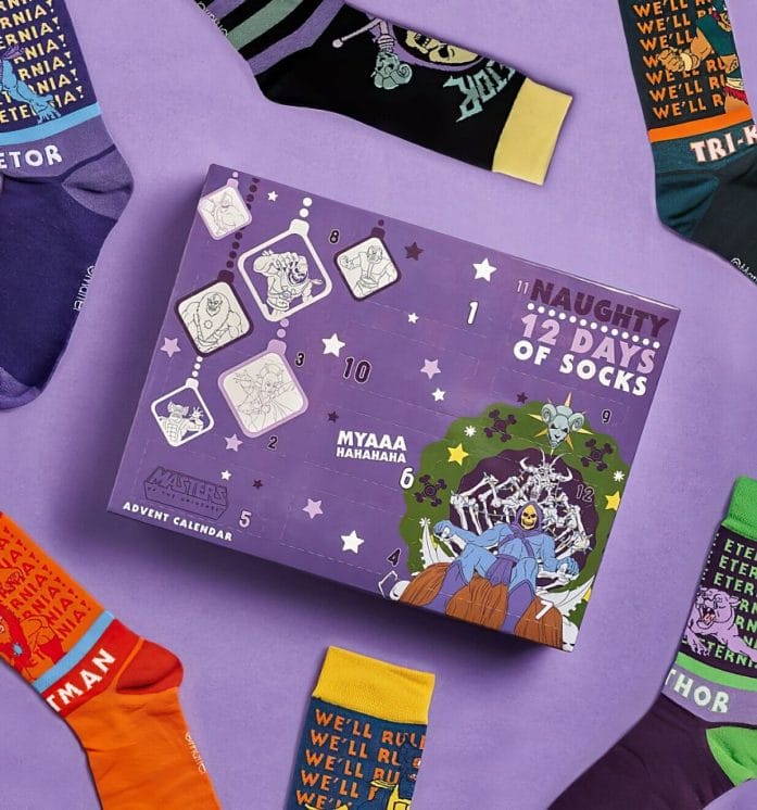 The Naughty Masters of the Universe Skeletor Sock Advent Calendar