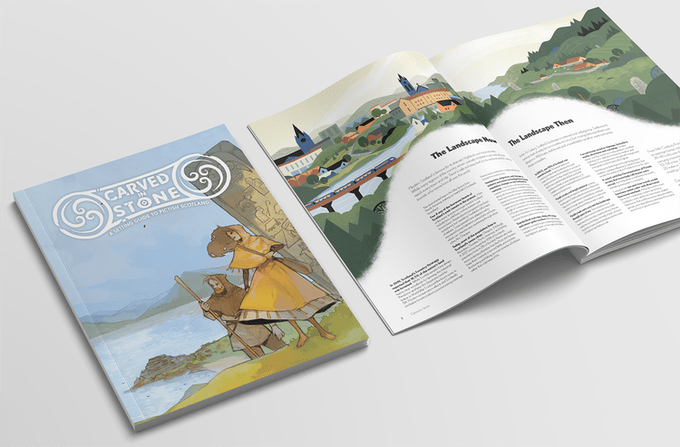 Carved in Stone mockup