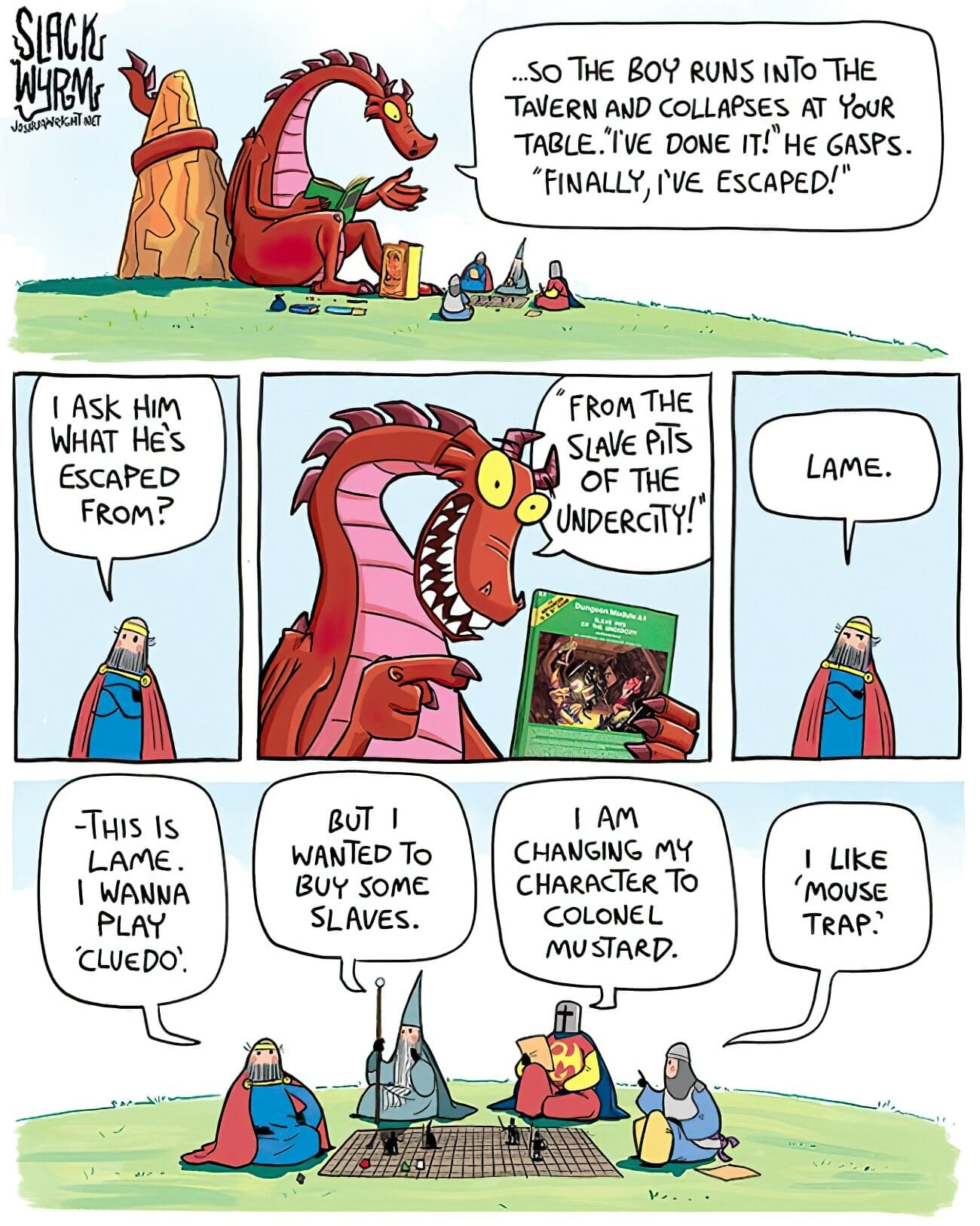 The dragon Dungeon Master... by Joshua Wright