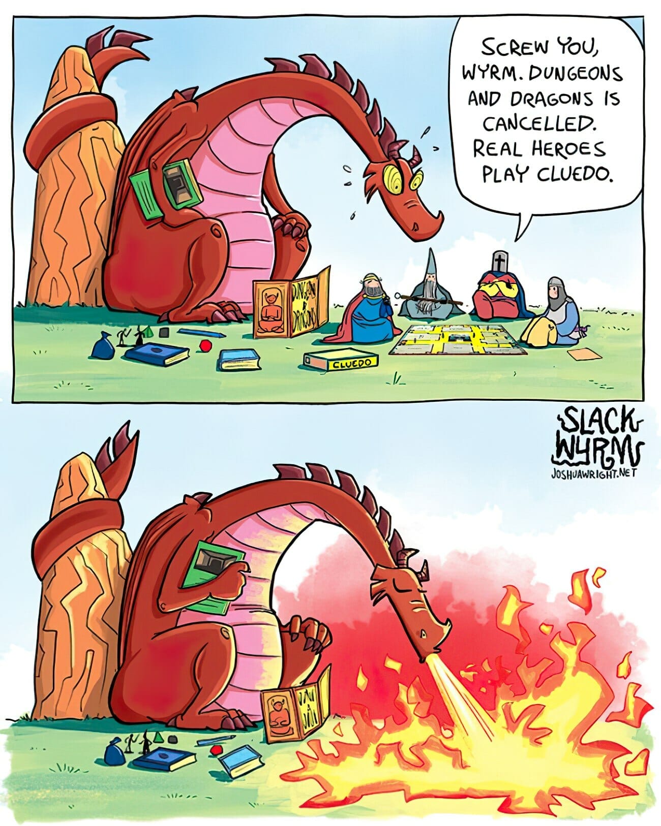 The dragon Dungeon Master... by Joshua Wright