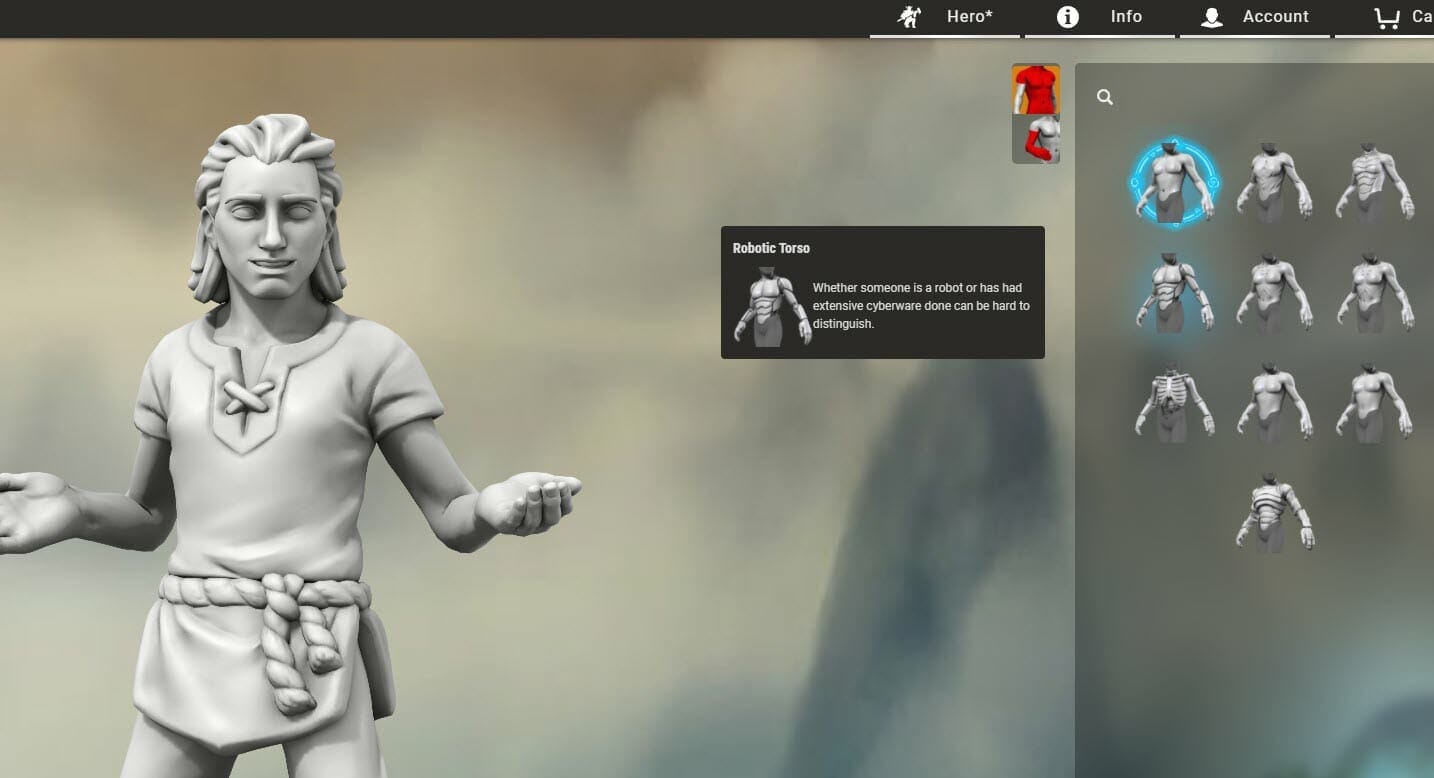 Creating a Cowboy Bebop mini with Hero Forge